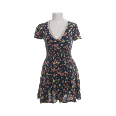 Jurk (Blauw, Meerkleurig) van Zara Viscose