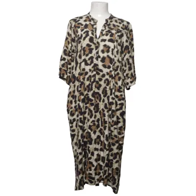 Jurk (Zwart, Beige, Bruin) van Black Colour Viscose