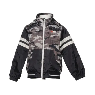 Bomberjack (Zwart, Grijs, Wit) van Unikids Polyester