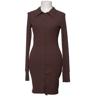 Shirt dress (Brown) from Selma Omari x Na-KD Elastane, Polyester