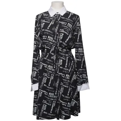 Shirt dress (Black, White) from Karl Lagerfeld