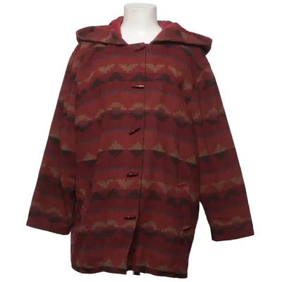 Duffle coat (Red, Brown, Multicolored) from Sinclair by KappAhl Acrylic, Nylon, Polyester, Wool