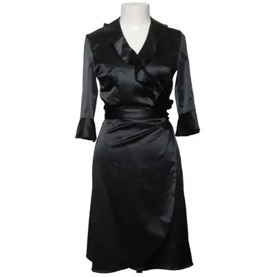 Robe portefeuille (Noir) de Blush Élasthane, Polyester