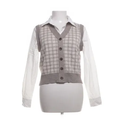 Topp (Vit, Beige) från Tahari Bomull, Nylon, Polyester, Viskos