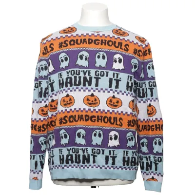 Julesweater (Lilla, Orange, Flerfarvet) fra ASOS Bomuld, Polyamid
