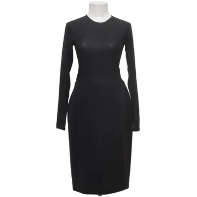 Dress (Black) from Donna Karan Elastane, Polyamide, Wool