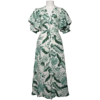 Robe longue (Vert, Multicolore) de Johanna Ortiz x H&M Lin, Viscose, Coton