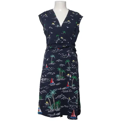 Klänning (Blå, Flerfärgad) från Lands' End Bomull, Elastan, Modal