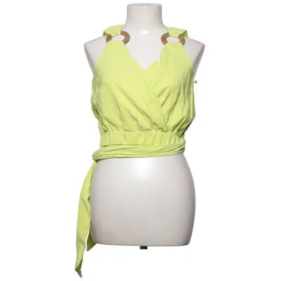 Halter neck top (Yellow) from ZOLA Modal, Polyester