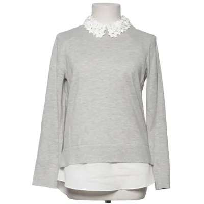 Sweater (Gray, White) from Ted Baker Cotton, Polyamide, Polyester, Silk