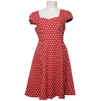 Jurk (Rood, Wit) van Dolly and Dotty Katoen, Elastaan