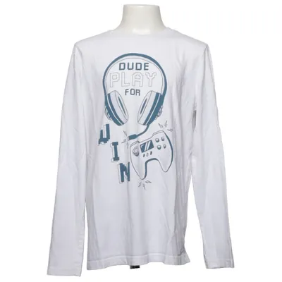 Long sleeve T-shirt (White) from Inextenso Cotton