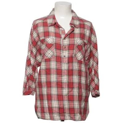 Flanellen overhemd (Rood, Beige) van Haute Hippie Katoen