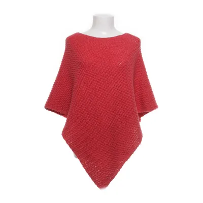 Poncho (Rood) van Solar Acryl, Alpacawol