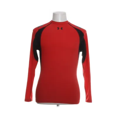 Langærmet t-shirt (Rød, Sort) fra Under Armour Elastan, Polyester