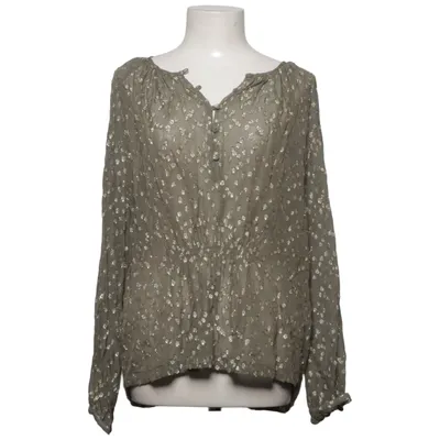 Blouse (Vert, Or) de Rosemunde Polyester, Soie, Viscose