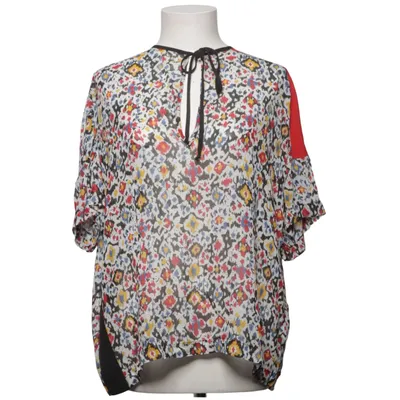 Haut (Blanc, Multicolore) de 8pm Acétate, Polyester, Soie, Viscose