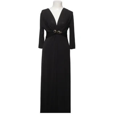 Maxi dress (Black) from Trois Ka Elastane, Polyester