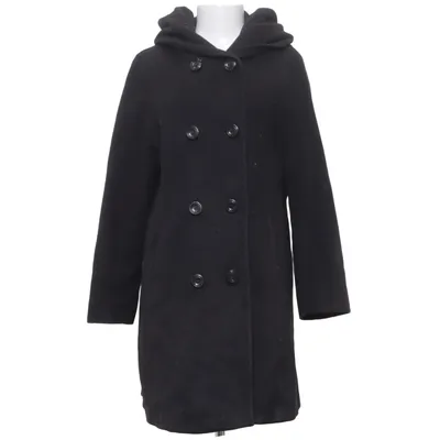 Manteau (Noir) de Hettemarks Cachemire, Polyamide, Viscose, Laine