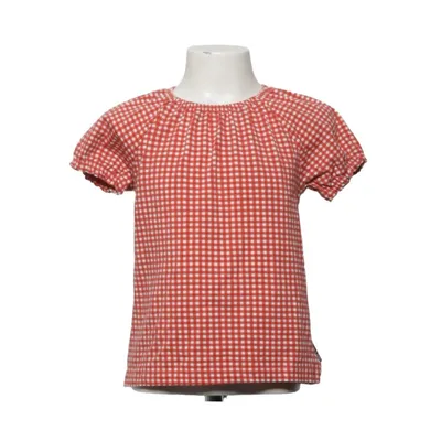 Top (Red, White) from Polarn O. Pyret Elastane, Organic cotton