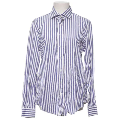 Shirt (Blauw, Wit, Rood) van Faconnable Katoen