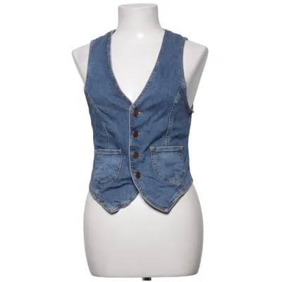 Denim vest (Blue) from & NOW Cotton, Elastane