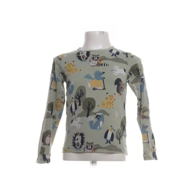 Pyjamaströja (Grön, Flerfärgad) från Polarn O. Pyret Ekologisk bomull, Elastan