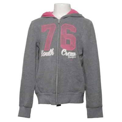 Sweat à capuche (Gris, Rose) de Oxylane Coton, Élasthane, Polyester