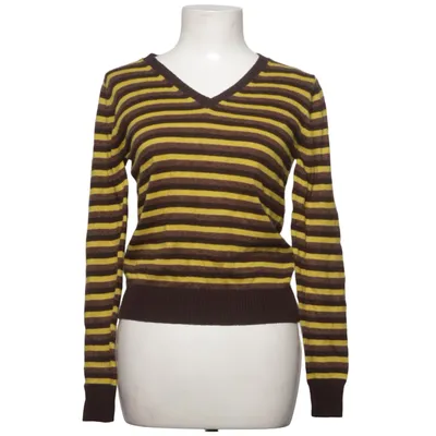 Pullover (Bruin, Geel) van Last Woman Angora, Kasjmier, Wol