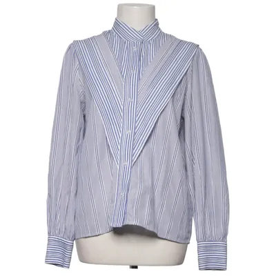 Blouse (Blue, White) from Minus Cotton, Polyester
