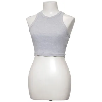 Crop top (Grijs) van FSBN Sister Katoen, Elastaan, Viscose