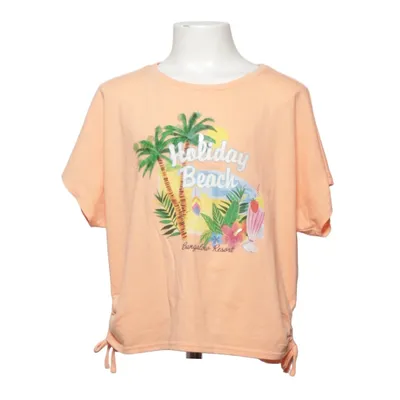 T-shirt (Orange, Multicolored) from Emma Jayne x H&M Polyester, Viscose