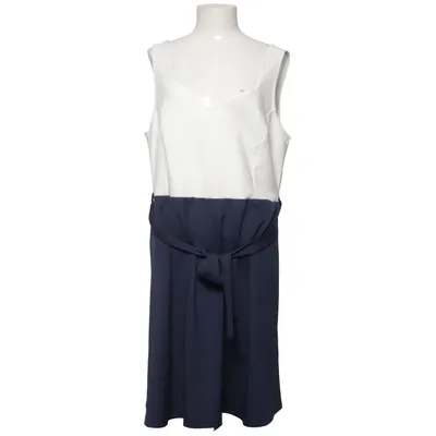 Dress (White, Blue) from Anna Field Curvy Elastane, Recycled polyester
