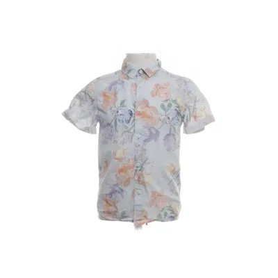Korte mouwen shirt (Blauw, Meerkleurig) van H&M Katoen