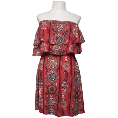Klänning (Röd, Flerfärgad) från Agora Polyester