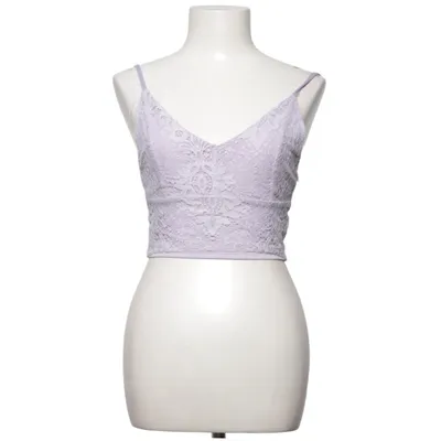 Crop top (Purple) from Bik Bok Cotton, Elastane, Polyamide, Polyester