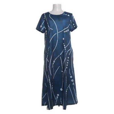 Dress (Turquoise, White) from Maria & Gabriele Polyester, Cotton