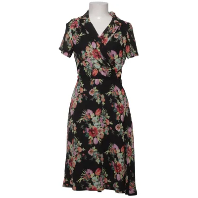 Robe portefeuille (Noir, Multicolore) de Lindy Bop Élasthane, Polyester