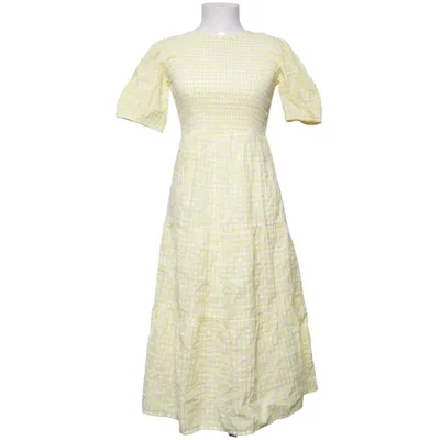 Jurk (Geel, Wit) van Influence Katoen, Polyester