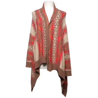Strickjacke (Rot, Braun, Beige, Mehrfarbig) von H&M Acryl, Polyamid, Wolle