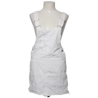 Dungaree dress (White) from Pull & Bear Denim