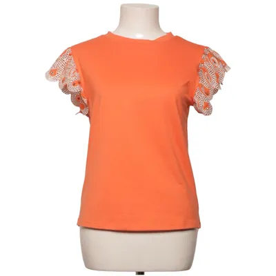 Haut (Orange) de Ontwelfth Coton, Élasthane, Polyester