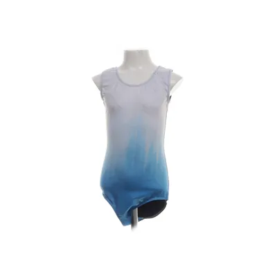Gymnastikdragt (Hvid, Blå) Polyester, Elastan