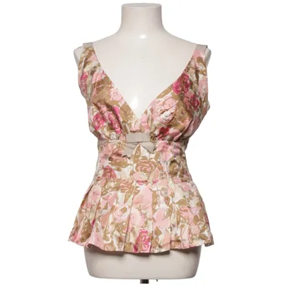 Tanktop (Roze, Bruin, Wit) van By Malene Birger Zijde