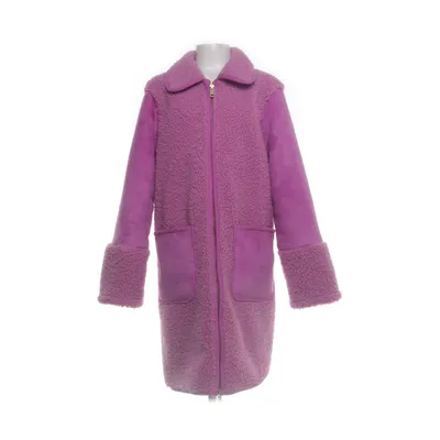 Coat (Pink) from Scotch & Soda Cotton, Polyester, Faux fur