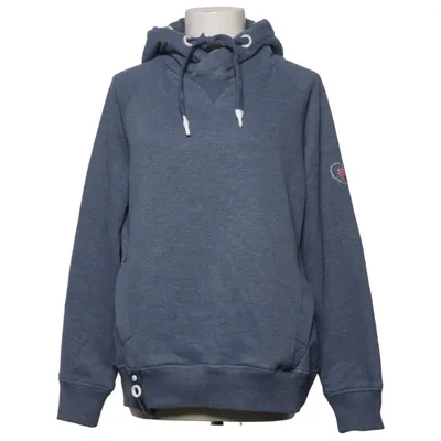 Sweat à capuche (Bleu) de Navahoo Coton, Polyester