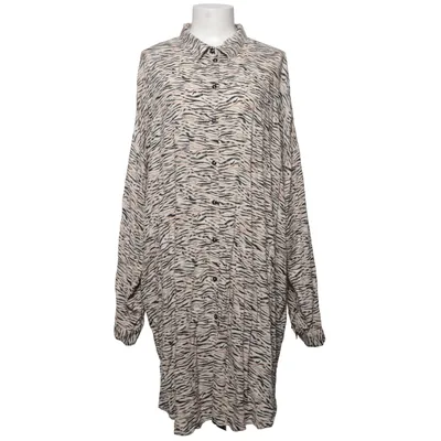 Skjortklänning (Beige, Svart) från Lindex Viskos