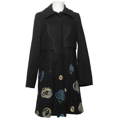 Manteau (Noir, Multicolore) de Green House Polyester, Viscose, Laine