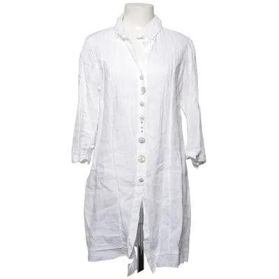 Robe chemise (Blanc) de Bottega Lin