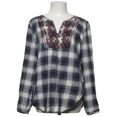 Blouse (Blue, White) from Colin's Cotton